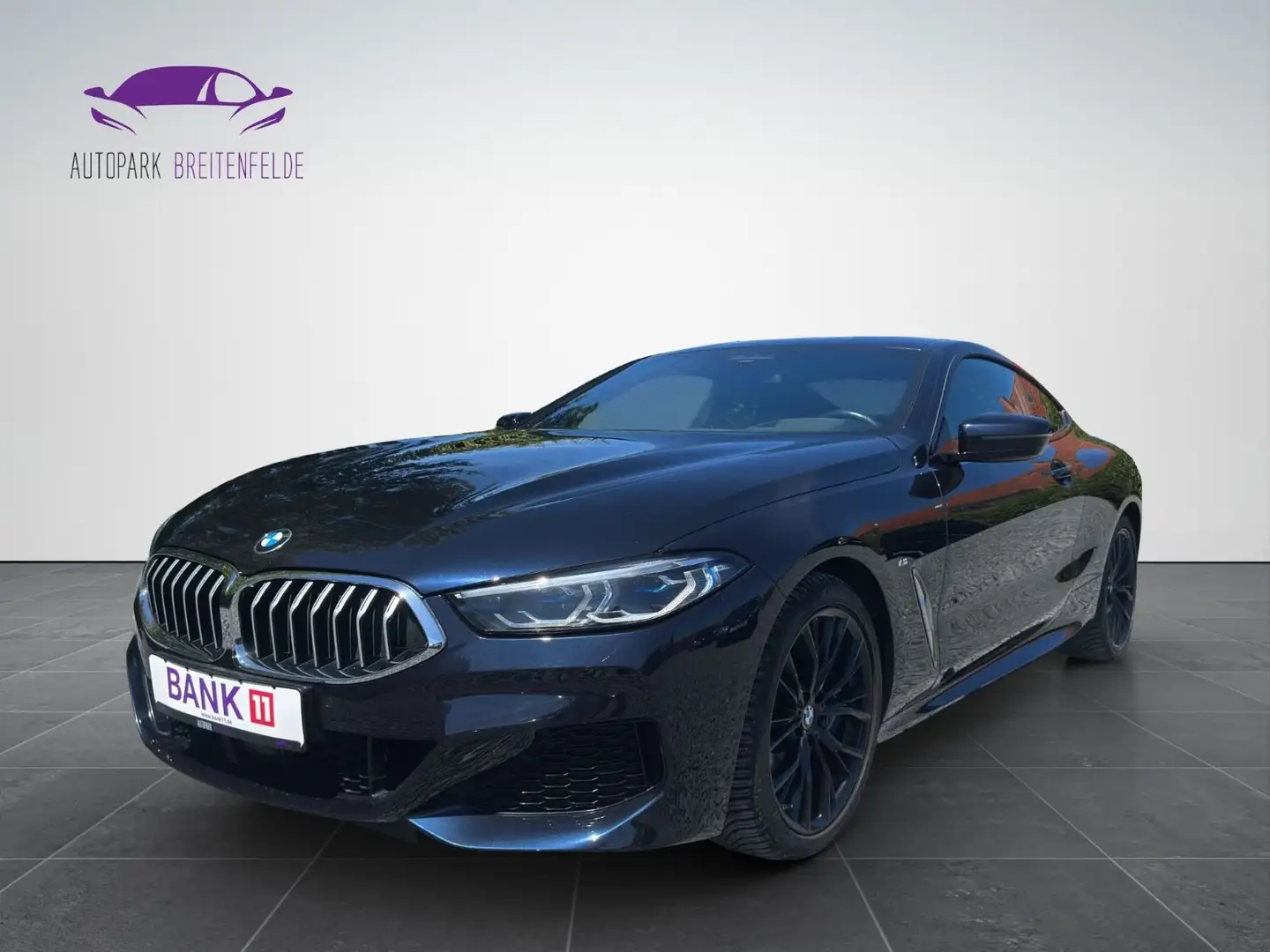 BMW 840 Baureihe 8 Coupe 840 d xDrive M Sport Harman Zwart - 1
