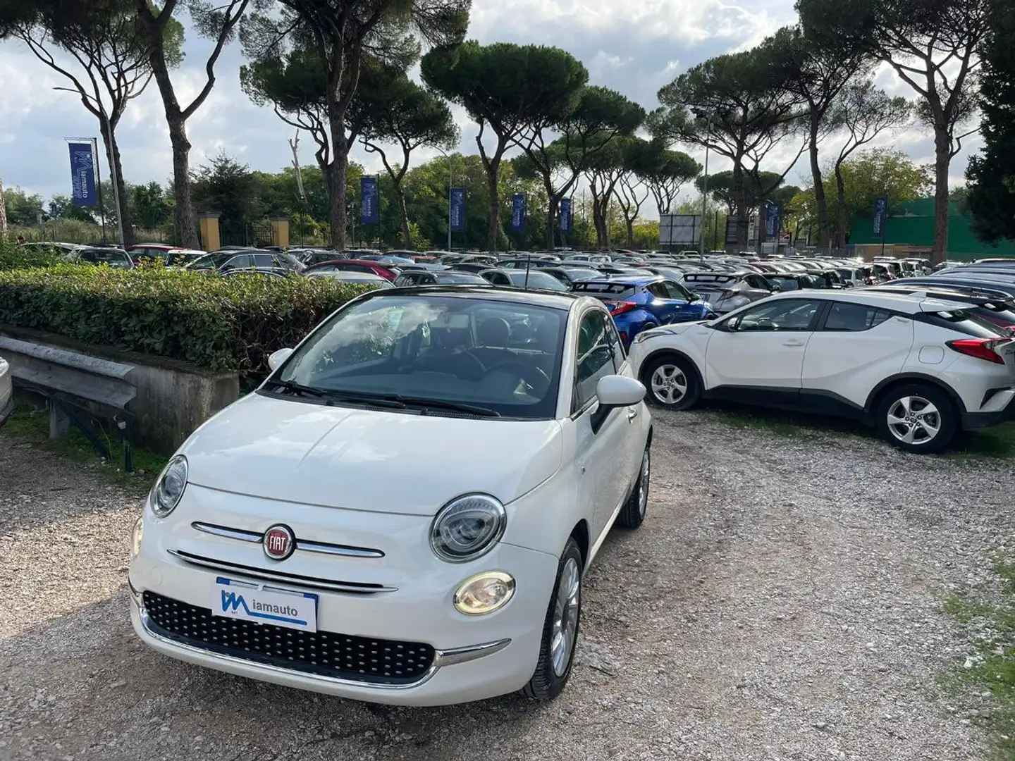 Fiat 500 1.2cc LOUNGE 69cv TETTO PANORAMICO CERCHI IN LEGA Bianco - 1