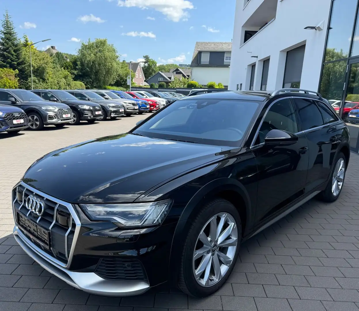 Audi A6 Allroad quattro 55 TDI/Pano/AHK/B&O/360°/ACC Zwart - 1