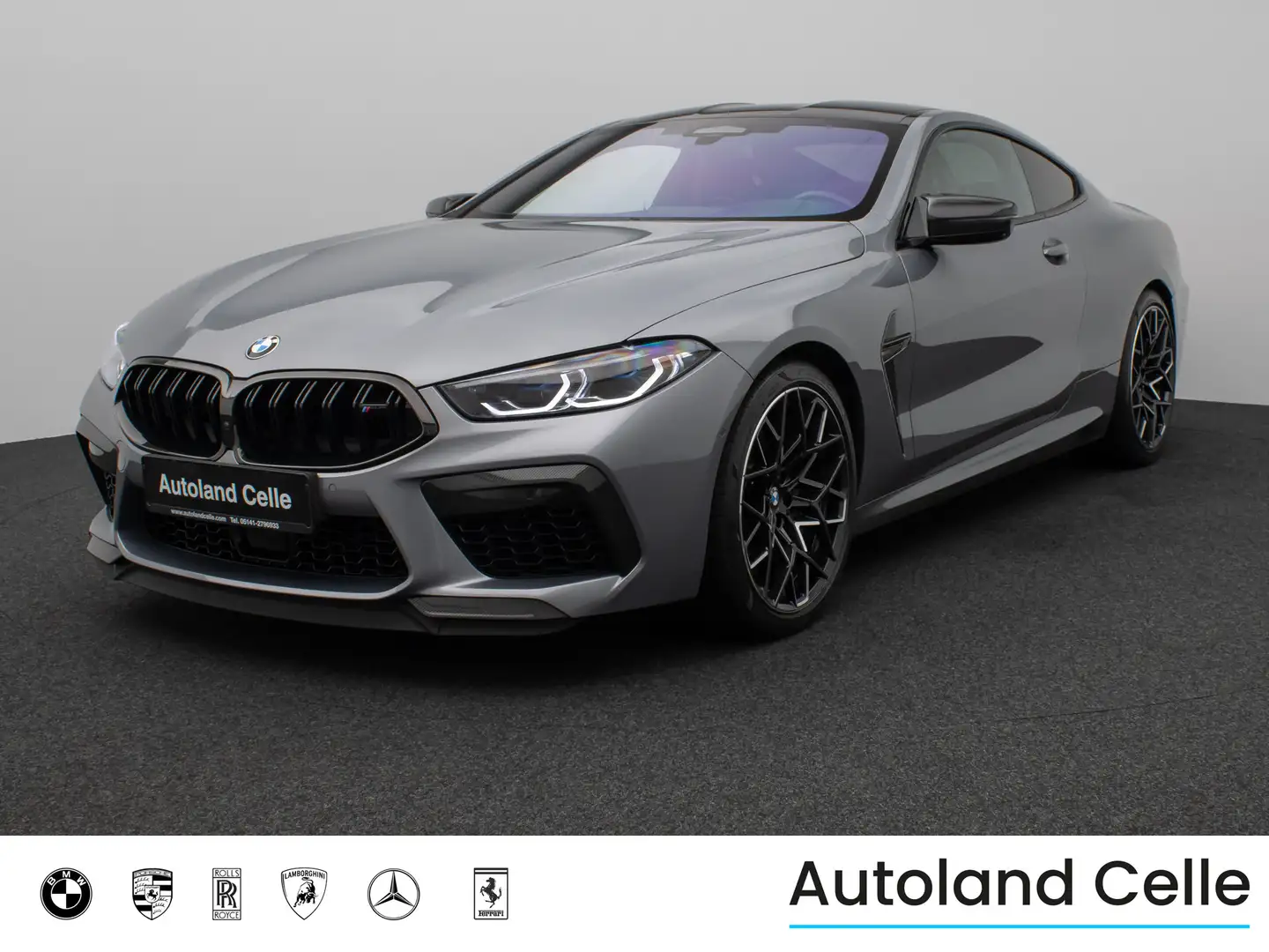BMW M8 Competition xD Coupé 360°Laser SoftCl DispKey Grau - 1