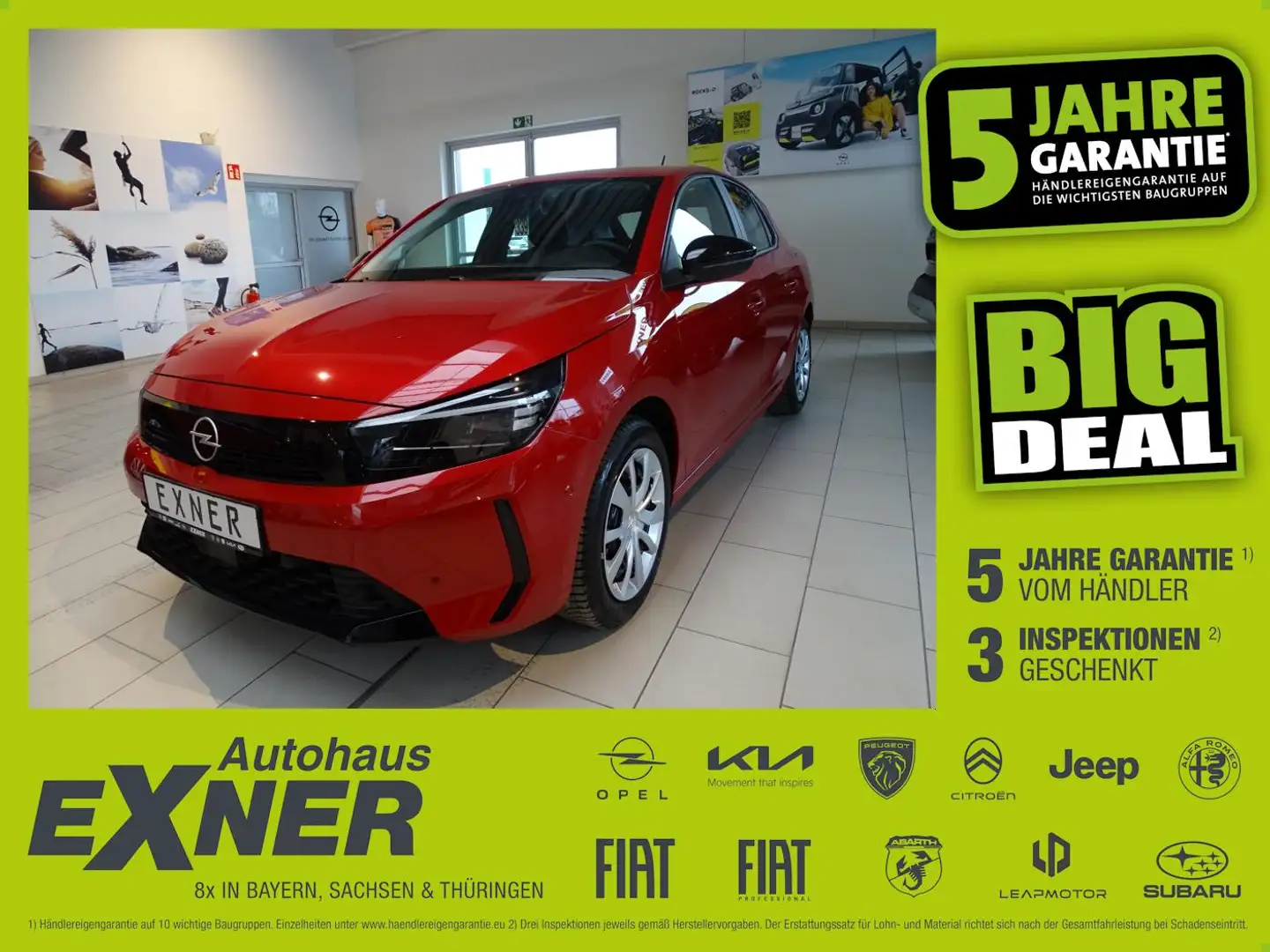 Opel Corsa F 1.2 Klimaanlage, LED, Sitzheizung Rot - 1