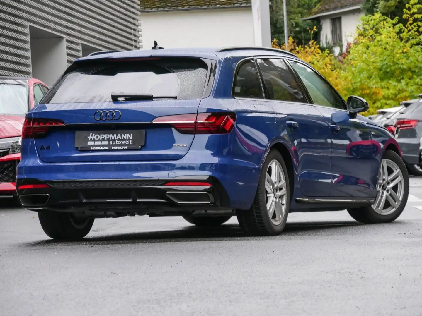 Audi A4 40 TDI quattro S-Line AHK Pano B&O Blau - 2
