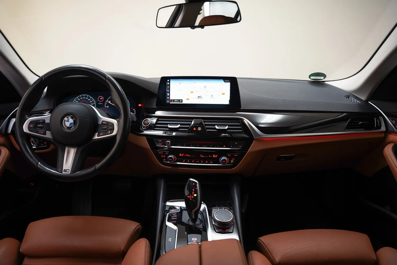 BMW 520 5-serie 520I High Executive Aut .[ Schuifdak Leder — photo 4