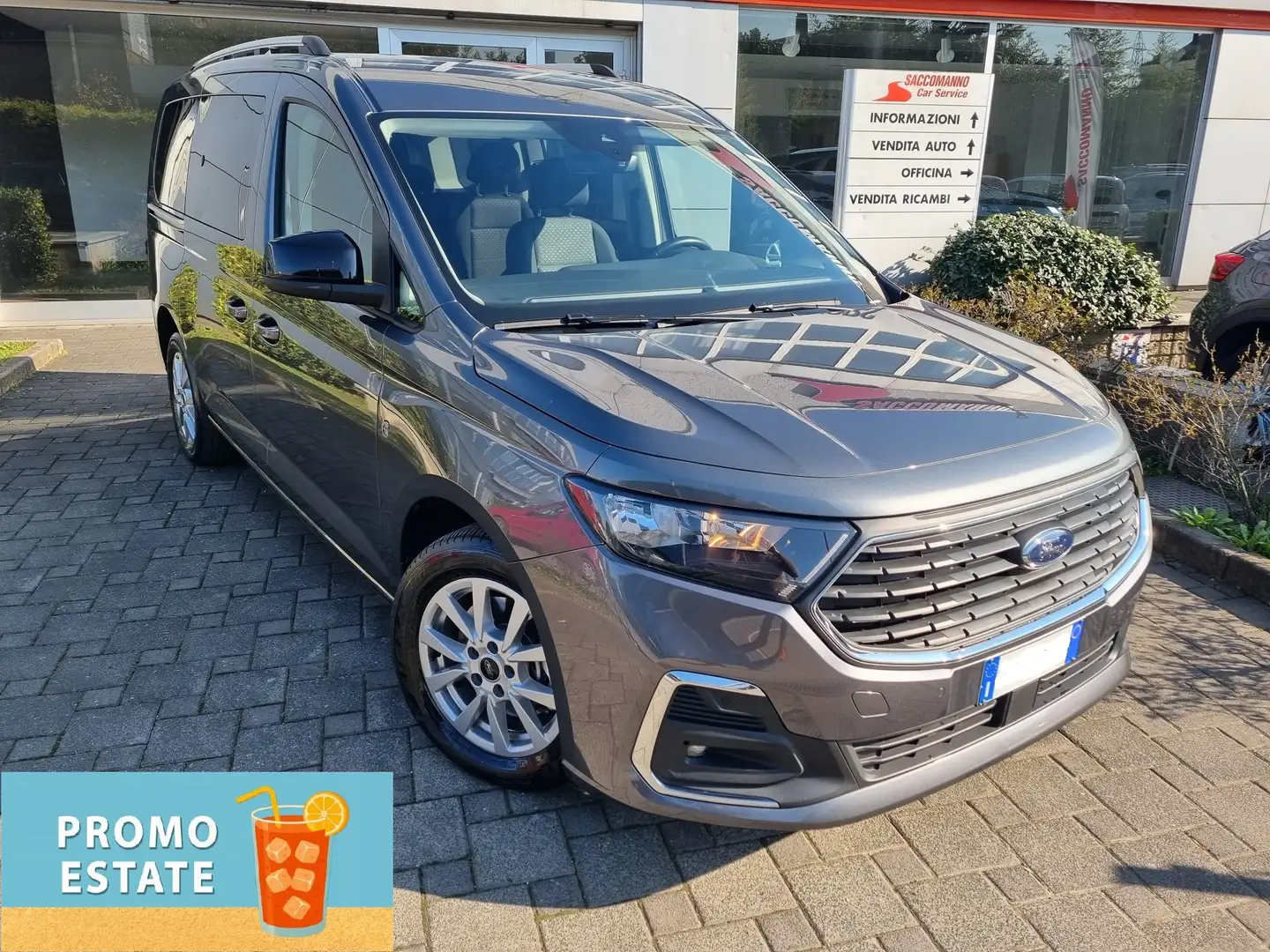 Ford Tourneo Connect GRAND TOURNEO CONNECT TITANIUM 2.0D AUT. 7 POSTI Grigio - 1