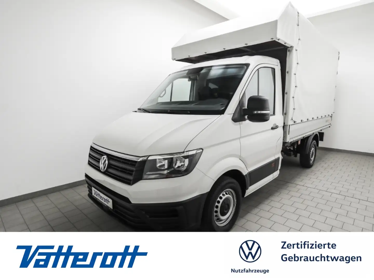 Volkswagen Crafter 35 2.0 TDI Pritsche + Plane L2 mittellang RWD Blanc - 1