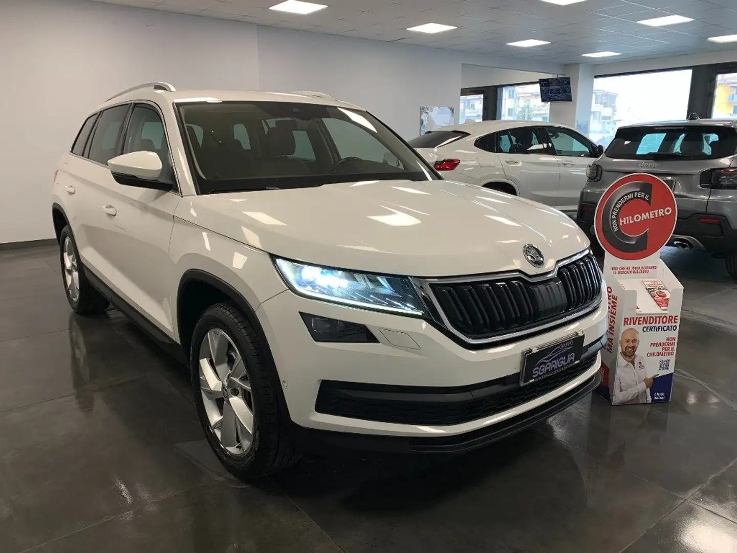 Skoda Kodiaq 7 POSTI 4x4 DSG Style 2.0 TDI AUTOMATICO Weiß - 1