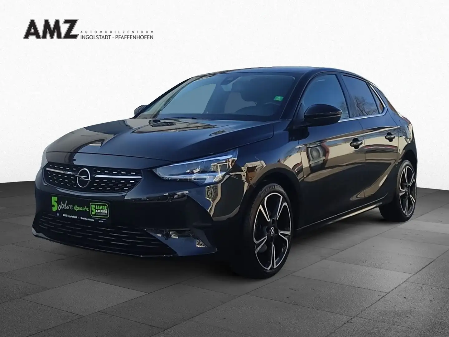 Opel Corsa F 1.2 Turbo Elegance Klimaauto KAM W-Paket Nero - 2