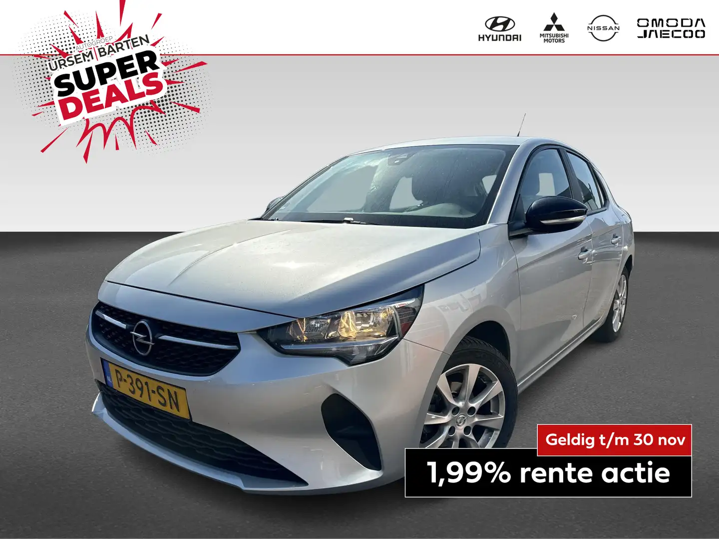 Opel Corsa 1.2 Edition  navigatie | LM velgen | Apple Carplay Grijs - 1