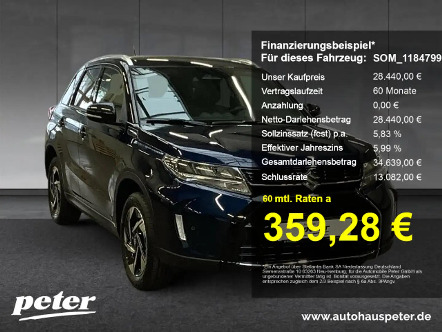 Suzuki Vitara Vitara 1.5 Comfort+ Allgrip AGS Blau - 1