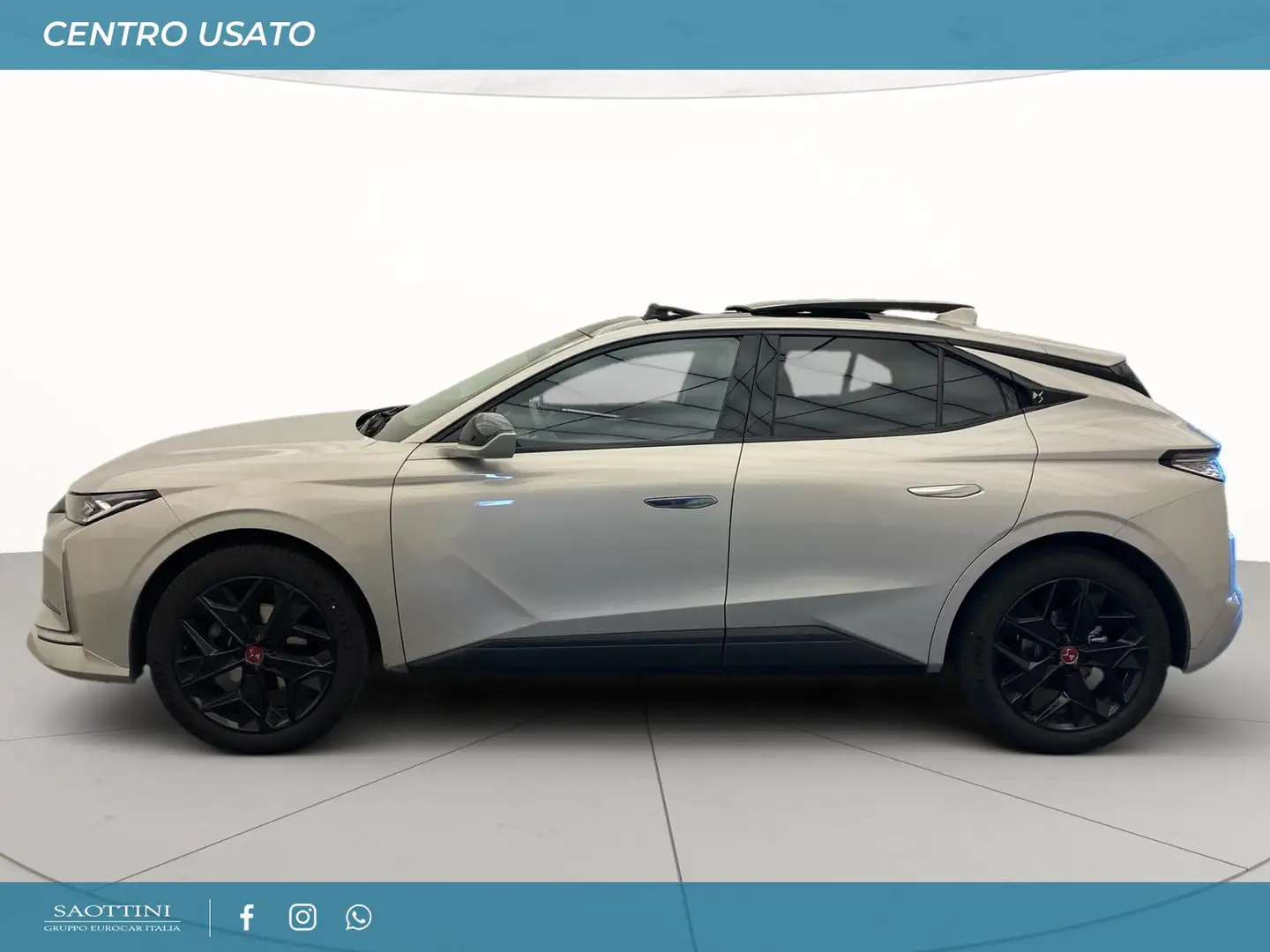 DS Automobiles DS 4 1.5 bluehdi Performance line + 130 CV Auto - TETTO Argento - 2