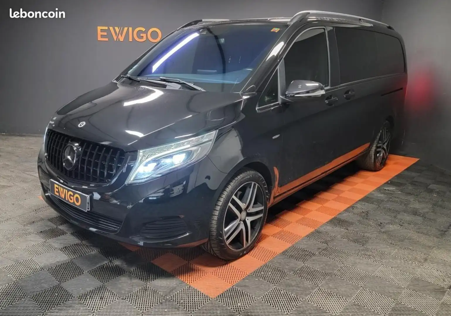 Mercedes-Benz V Mercedes 2.2 250 D 190ch LONG AVANTGARDE 7G-TRONIC BVA Negro - 1