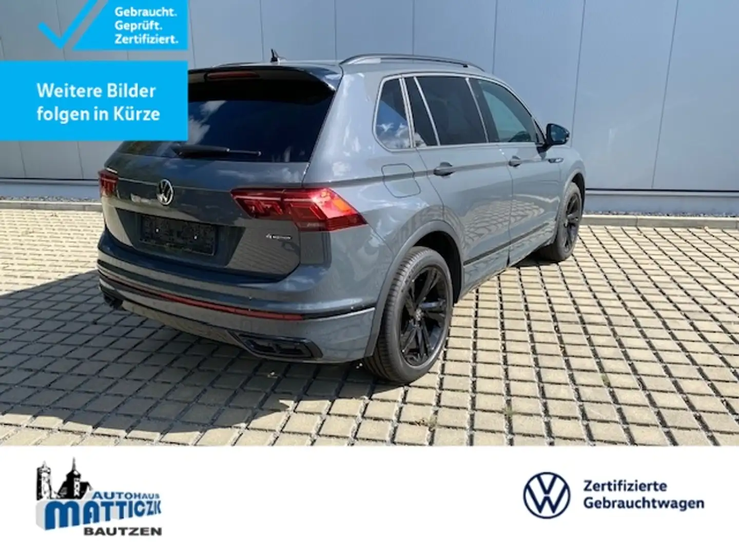 Volkswagen Tiguan 2.0 TDI 200 PS 4M DSG R-Line BLACK-STYLE/AHK/STAN Gris - 1