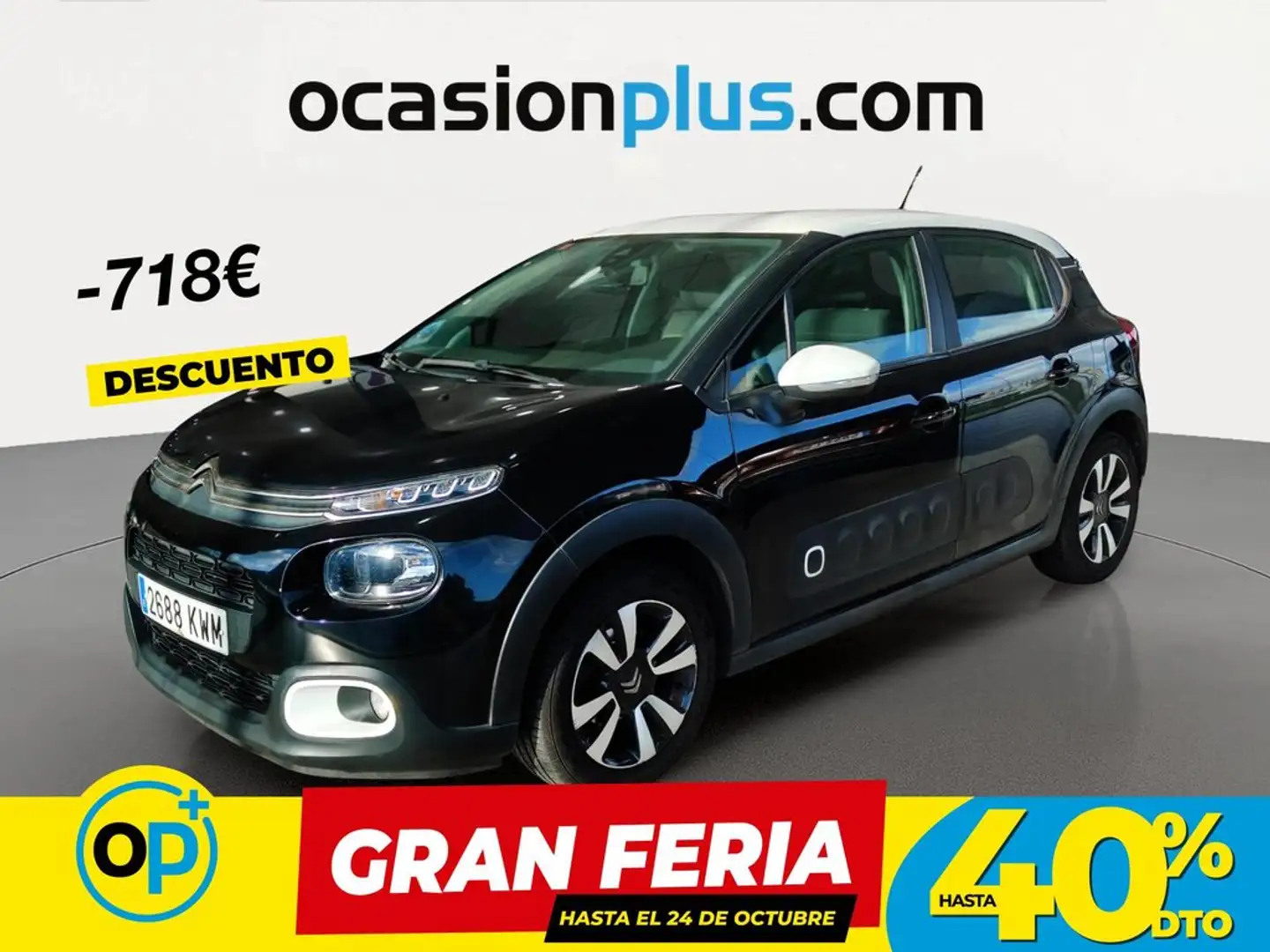 Citroen C3 1.2 PureTech S&S Feel 83 Negro - 1