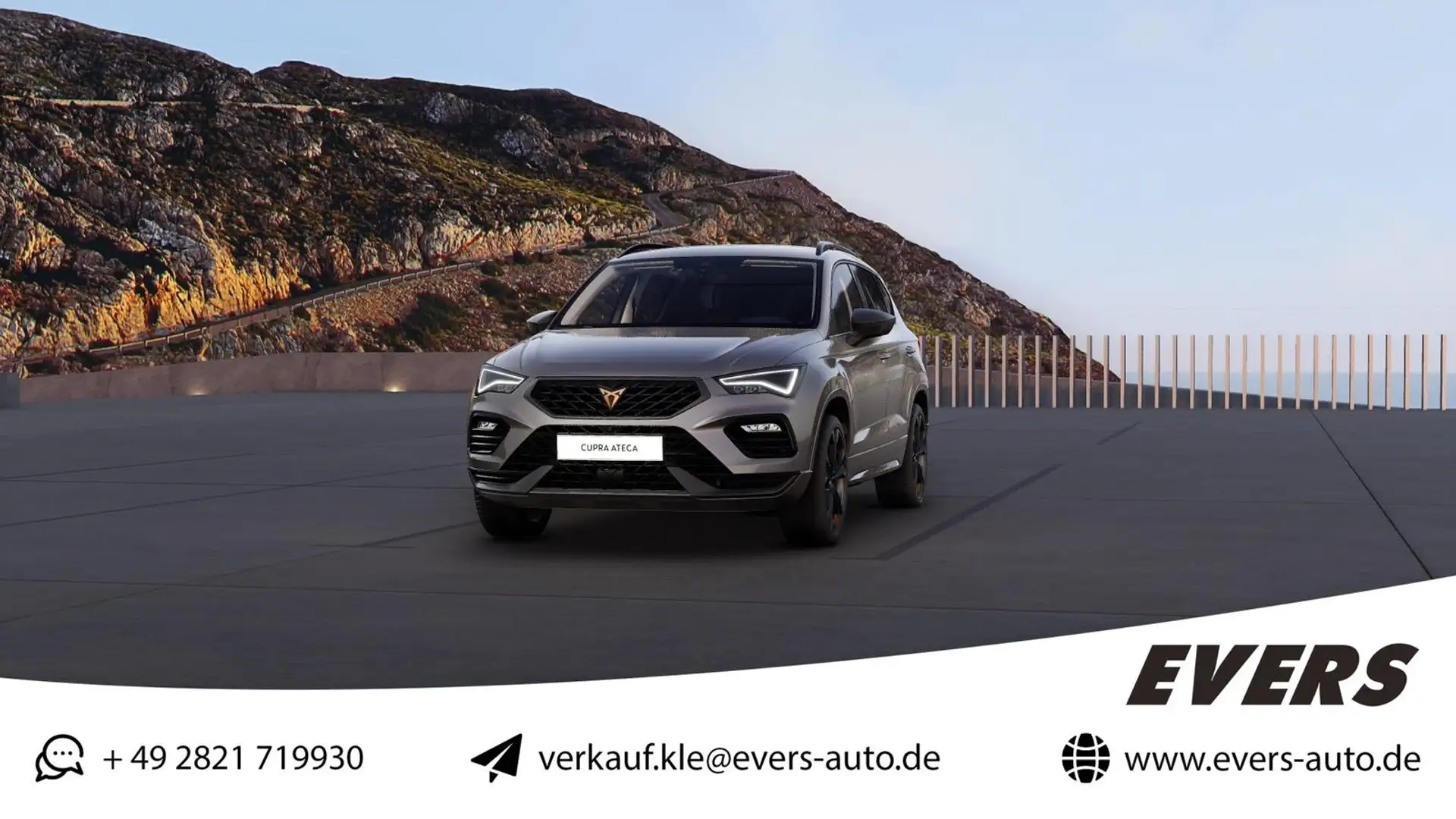 CUPRA Ateca 2.0 TSI 4Drive DSG AHK eKLAPPE ALCANTARA Grau - 1