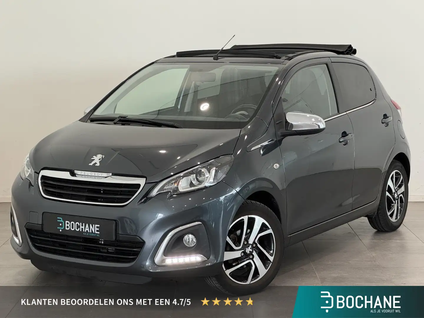 Peugeot 108 1.0 e-VTi Allure TOP! | Elektrisch vouwdak | Airco Grijs - 1