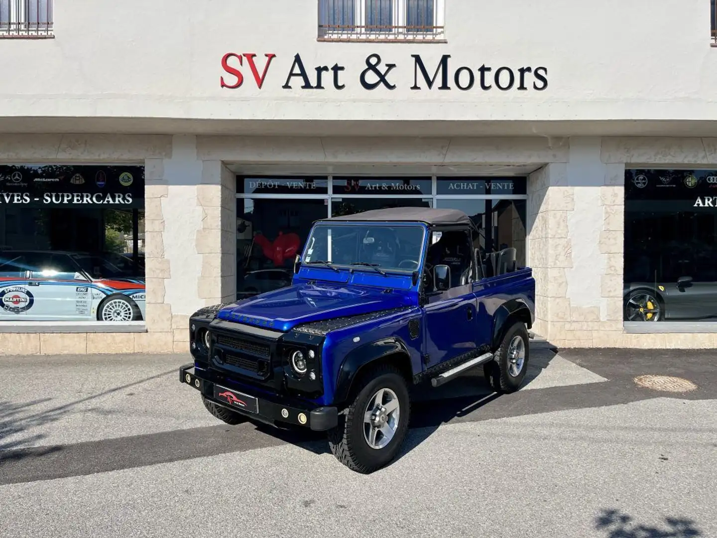 Land Rover Defender 90 2,5L SW TD 4X4 Blauw - 2