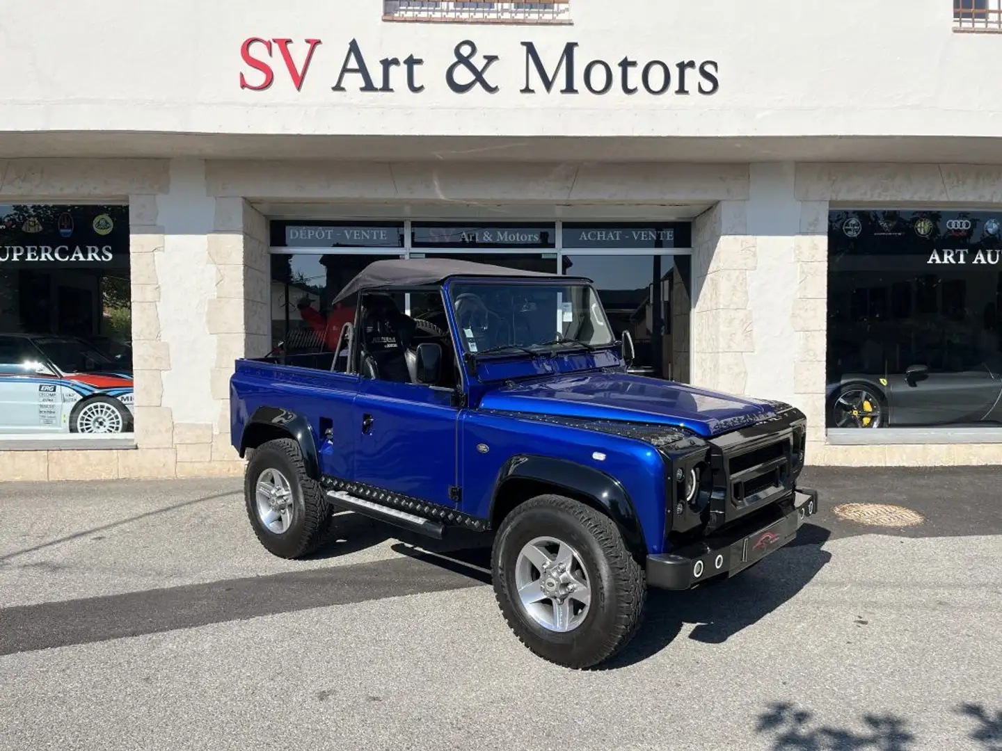 Land Rover Defender 90 2,5L SW TD 4X4 Blauw - 1