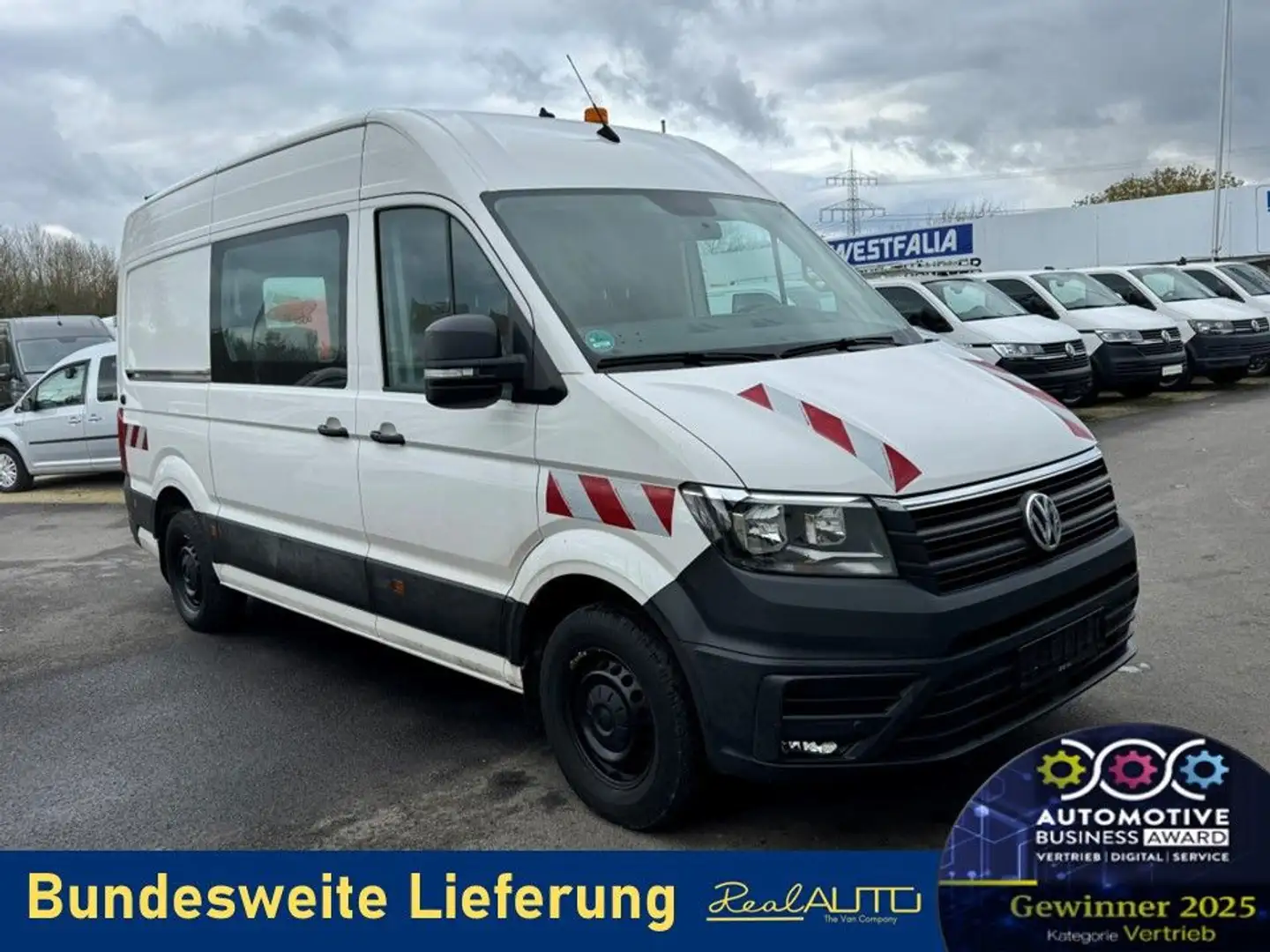 Volkswagen Crafter Kasten 35 MR L2H2 AHK*Werkstatt*Standh Bianco - 1