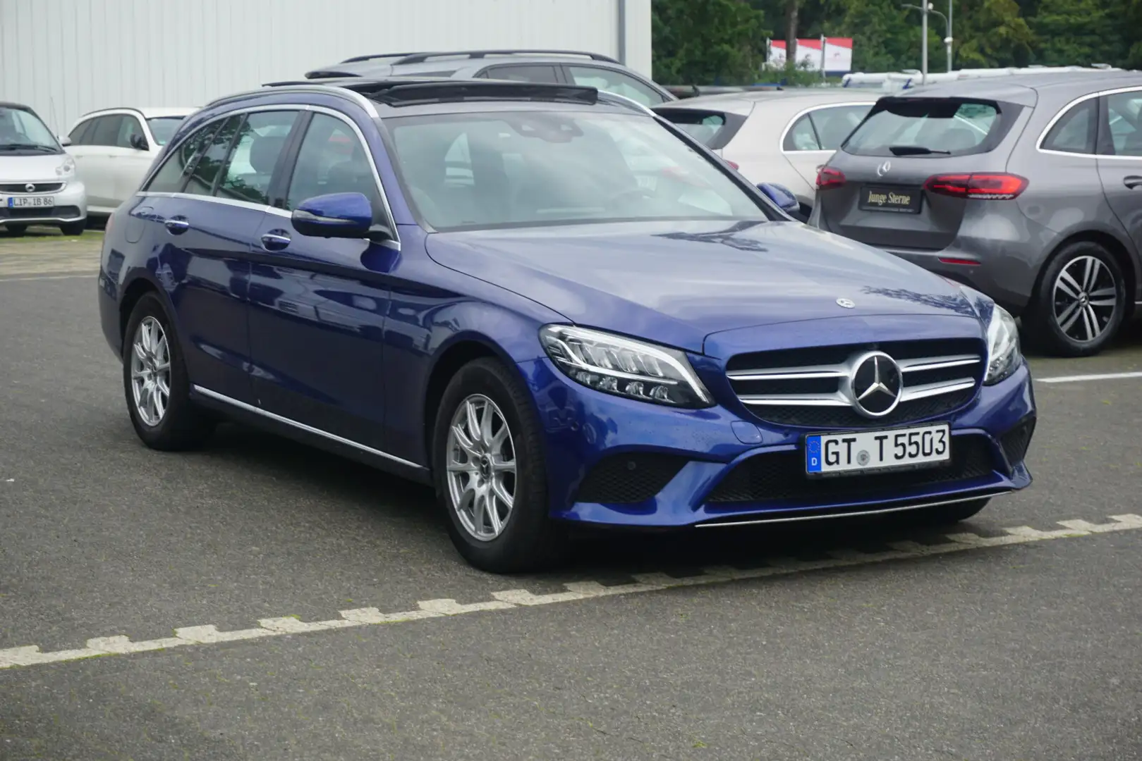 Mercedes-Benz C 220 C 220 dT Distro Comand 19'' AMG Pano Airbody HUD Blau - 2