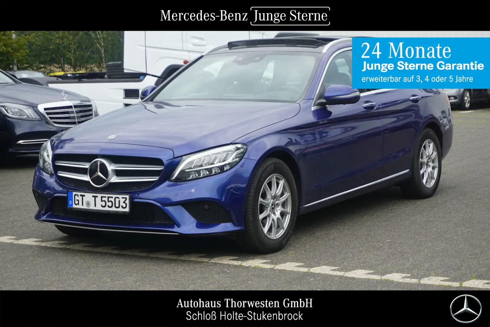 Mercedes-Benz C 220 C 220 dT Distro Comand 19'' AMG Pano Airbody HUD Blau - 1