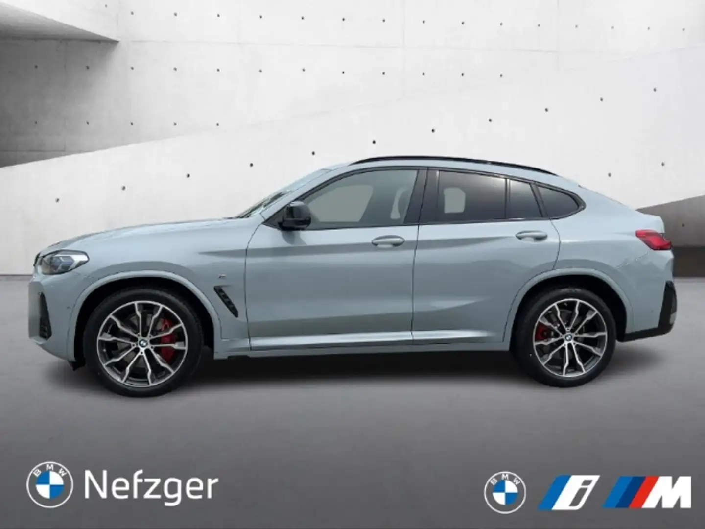 BMW X4 d Sportpaket RFK HUD Pano Navi Leder Grau - 2