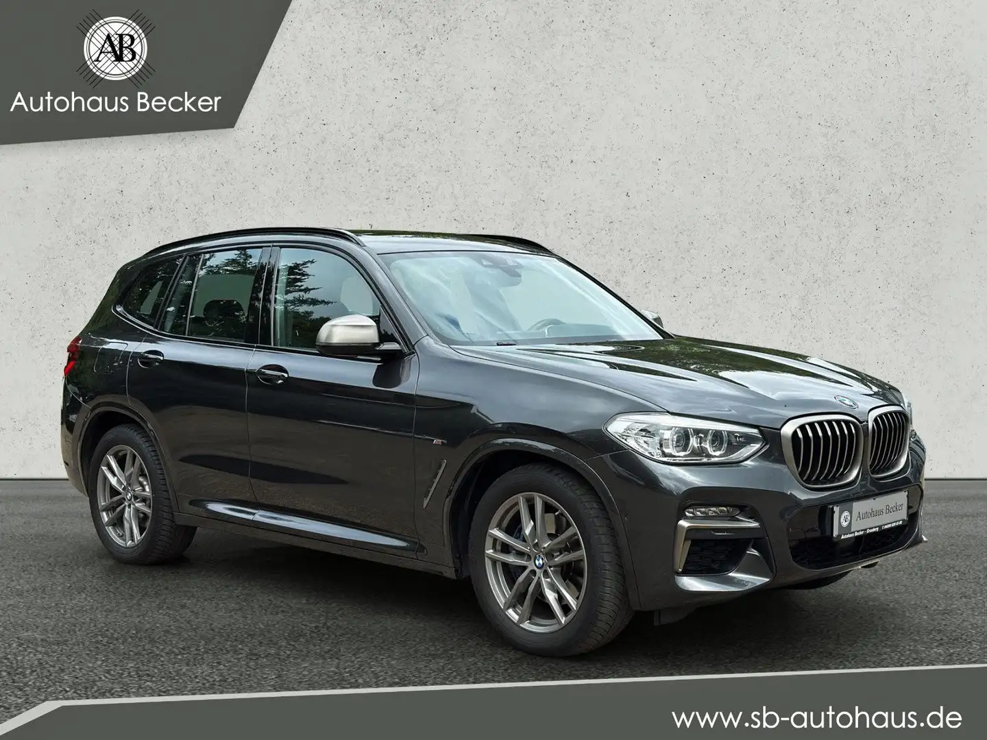 BMW X3 M40 d+PANORAMA+KAMERA+AHK+LEDER+ACC+LED+ Gris - 1