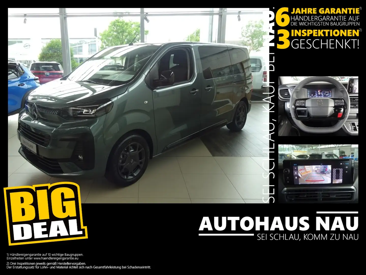 Citroen Spacetourer 2.0 Plus M inkl. Anhängerkupplung! Zöld - 1