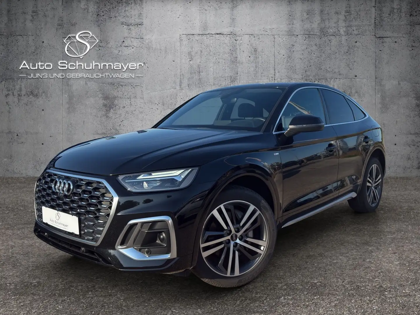 Audi Q5 50 TFSI e quattro S line Aut. Zwart - 1