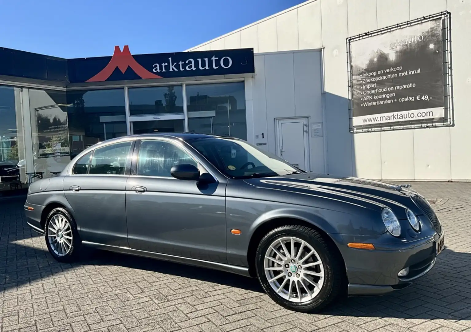 Jaguar S-Type cars 2.5 V6 Executive Leer Cruise Climate (goed on Gris - 1