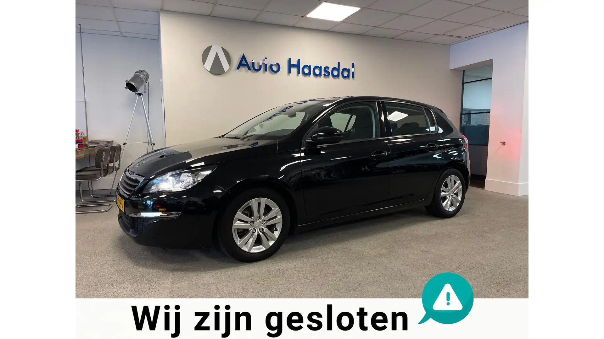 Peugeot 308 1.6 Active|NAVI|PANO|CRUISE|PDC|LED DAGRIJ Zwart - 1