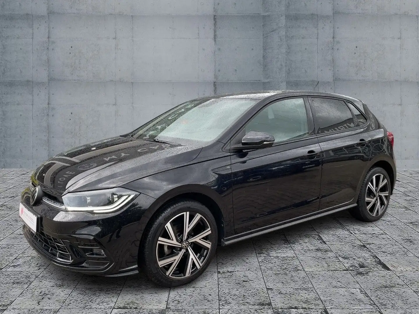 Volkswagen Polo 1.0 TSI R-LINE MATRIX+NAVI+PANO+SHZ+2xPDC Schwarz - 2