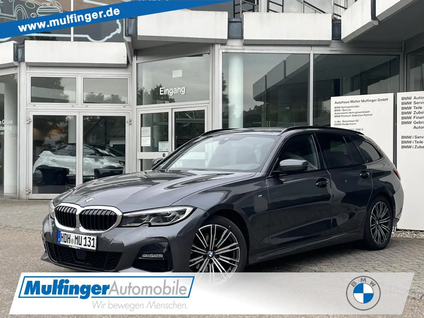 BMW 320 d T.xDr.M Sport ACC KomZ.Kamera LivePro.HiFi Grijs - 1