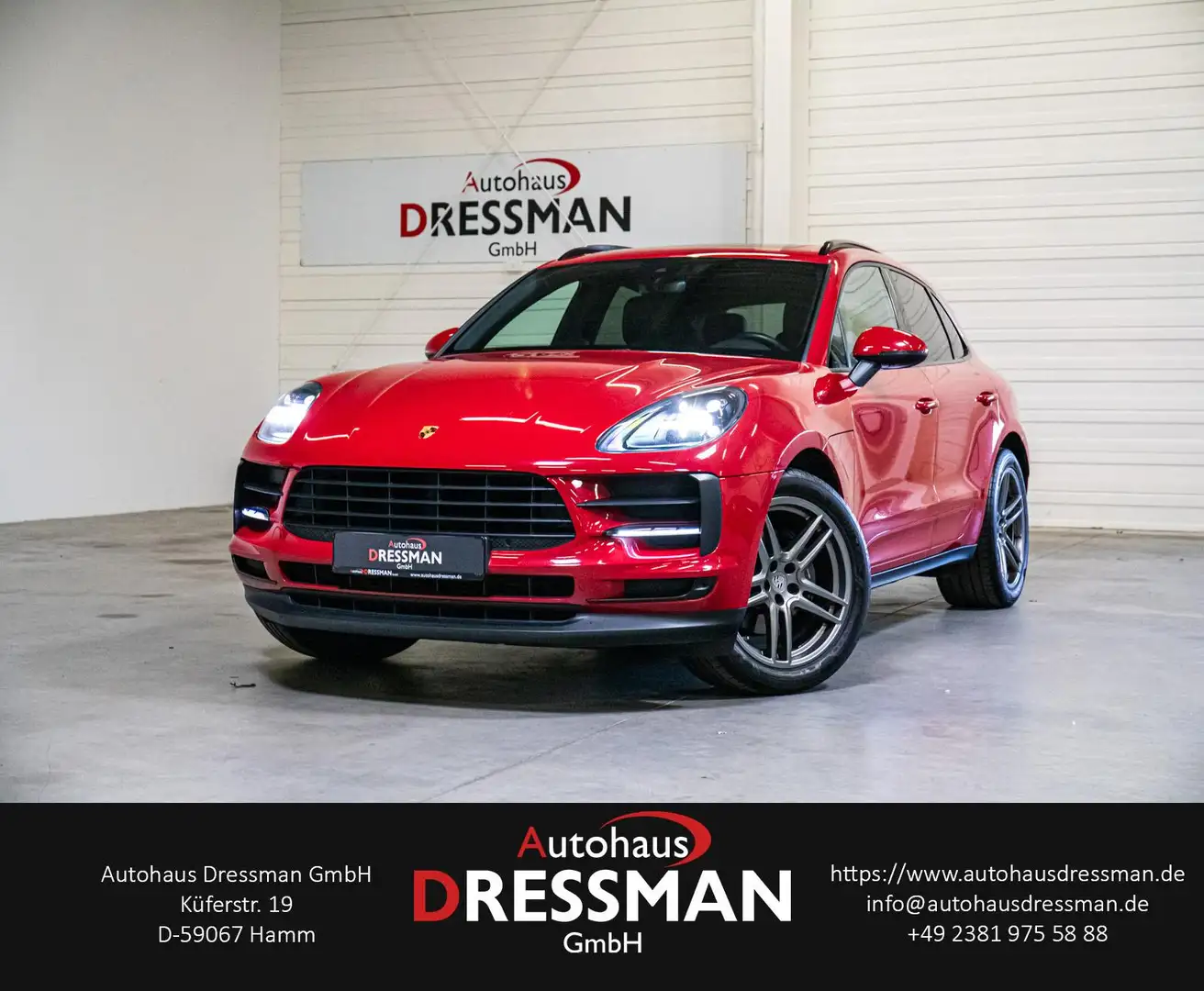 Porsche Macan 2.0 DT. FZG. PANO LUFT BOSE NAVI KAMERA Rood - 1