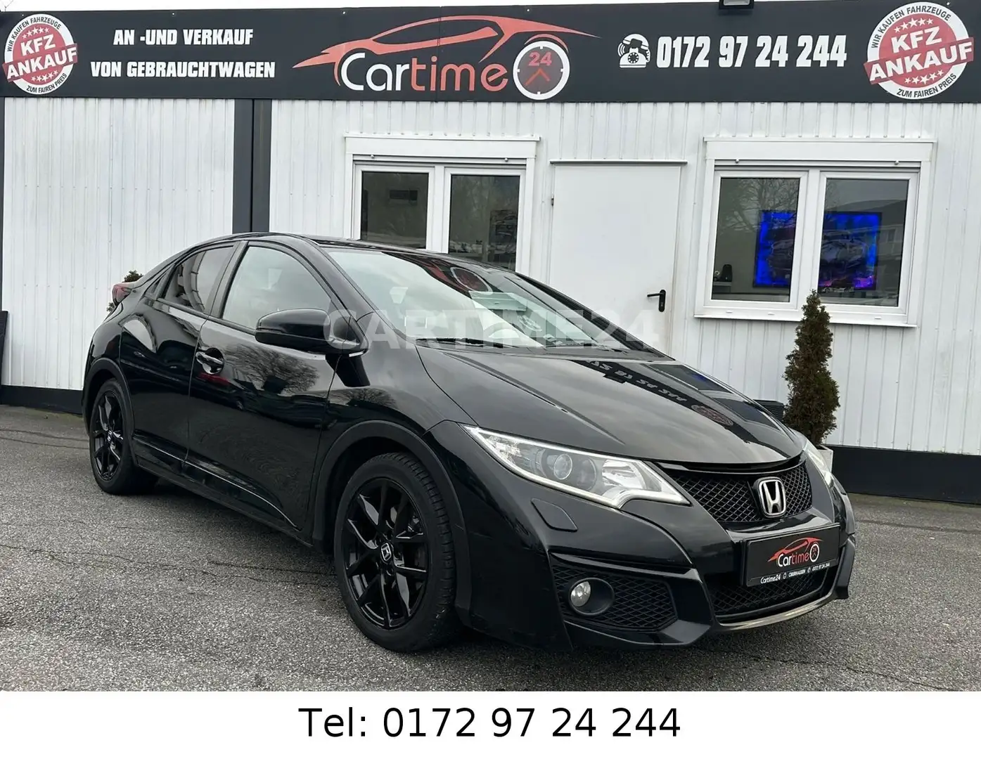 Honda Civic Lim. 5-trg 1.6 i-DTEC Sport*1.HAND*TÜV NEU Schwarz - 2
