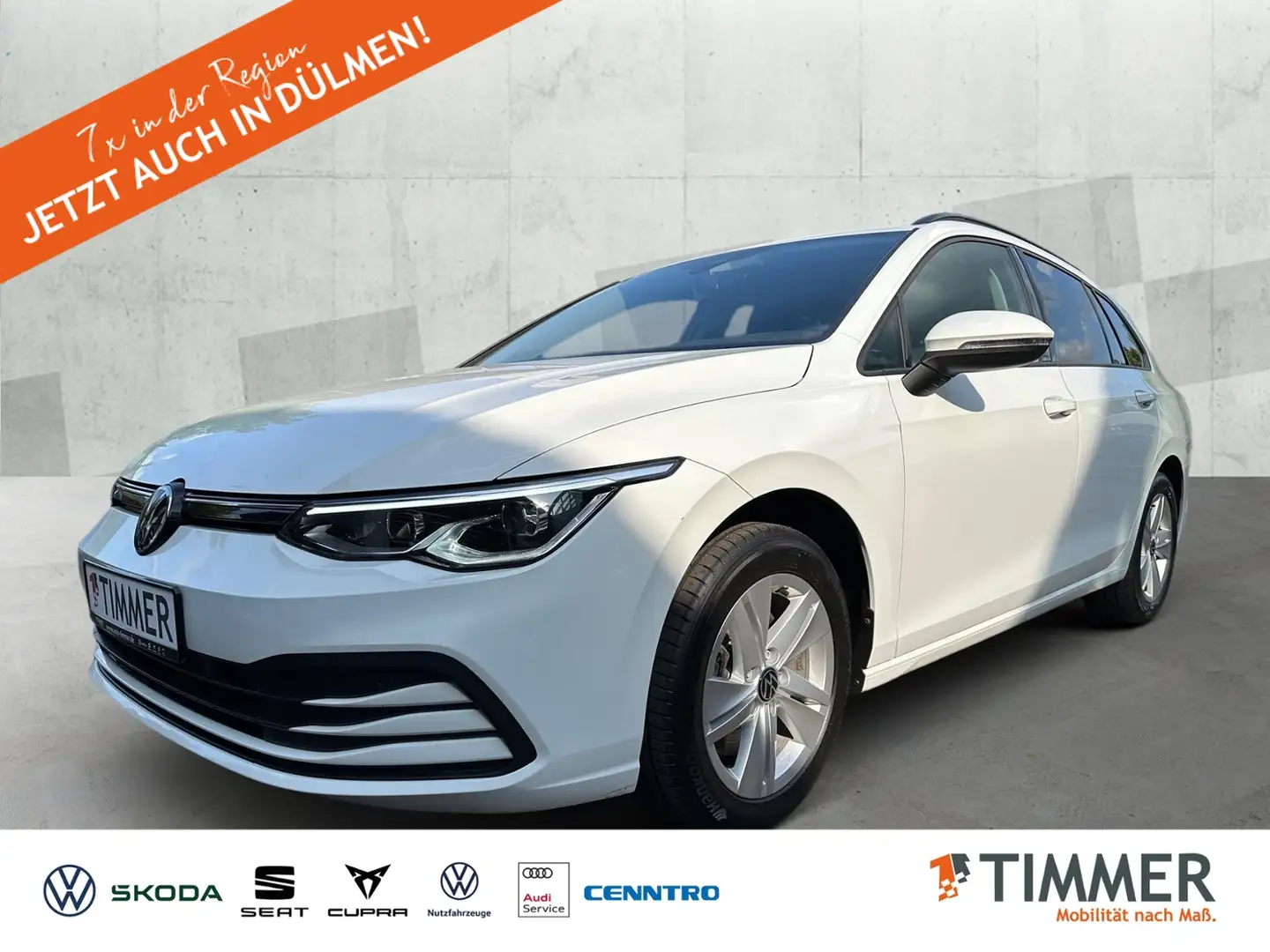 Volkswagen Golf Variant VIII Variant 2.0 TDI DSG LIFE *AHK *LED *TRAVEL * Wit - 1