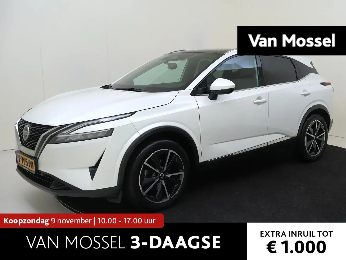 Nissan Qashqai 1.3 MHEV Xtronic Tekna 158PK | Trekhaak | Apple & Wit - 1