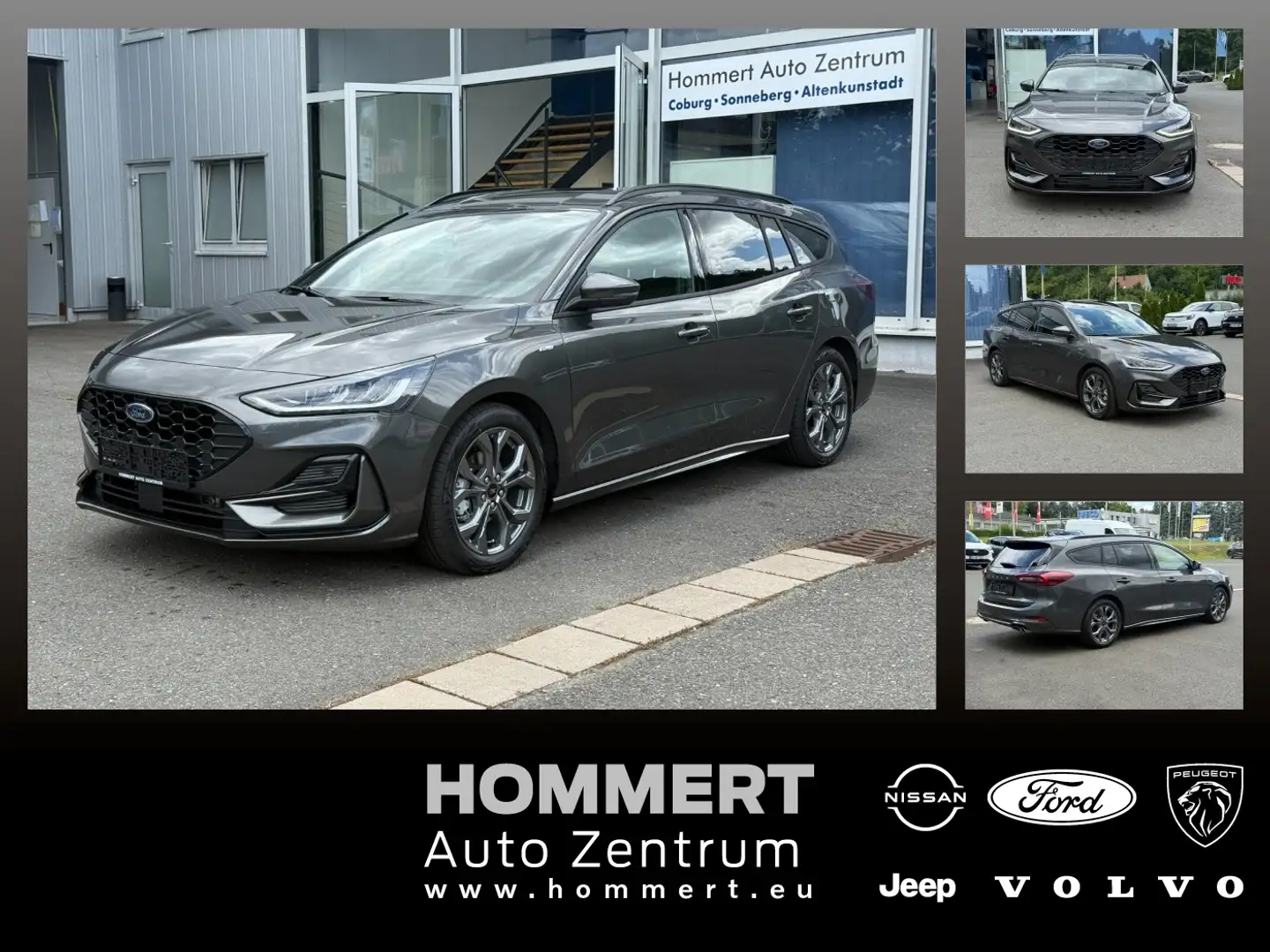 Ford Focus Turnier 1.0 EcoBoost ST-Line ACC+LED+Navi Gris - 1
