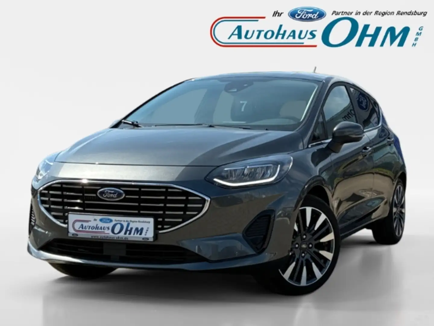 Ford Fiesta Titanium X 1.0 EcoBoost M-Hybrid - RFK - FAP - NAV Grijs - 2