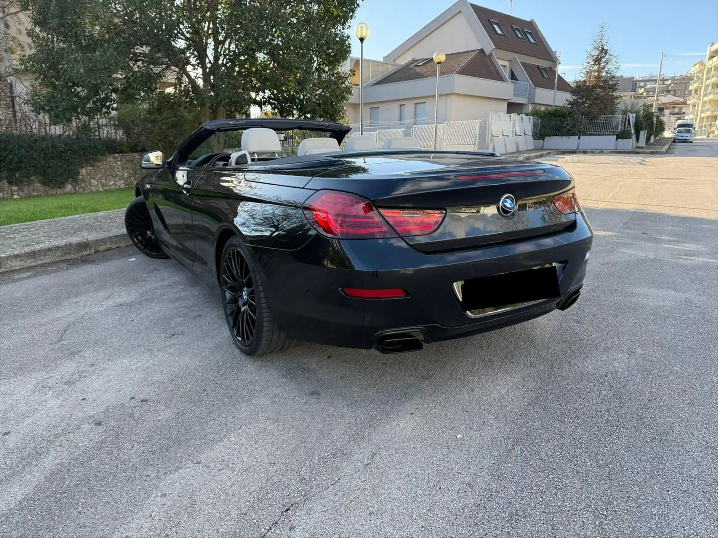 BMW 640 640d Cabrio auto Negru - 2