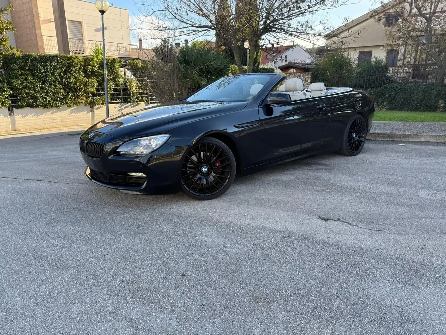 BMW 640 640d Cabrio auto Negru - 1