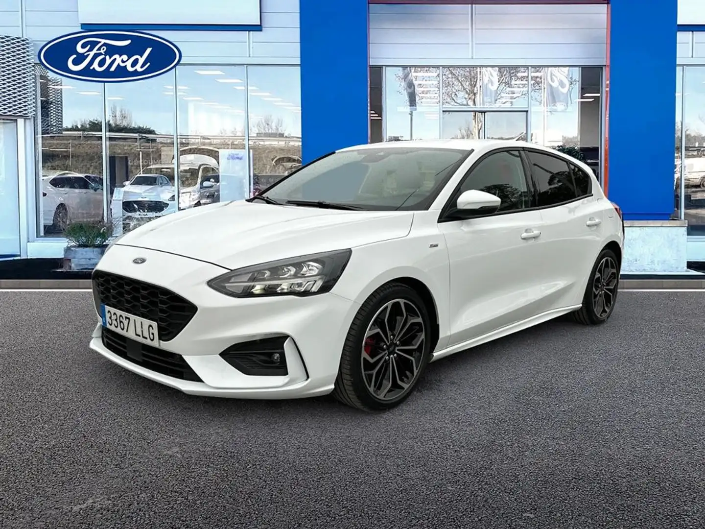 Ford Focus 1.0 Ecoboost MHEV ST Line X 125 Weiß - 1