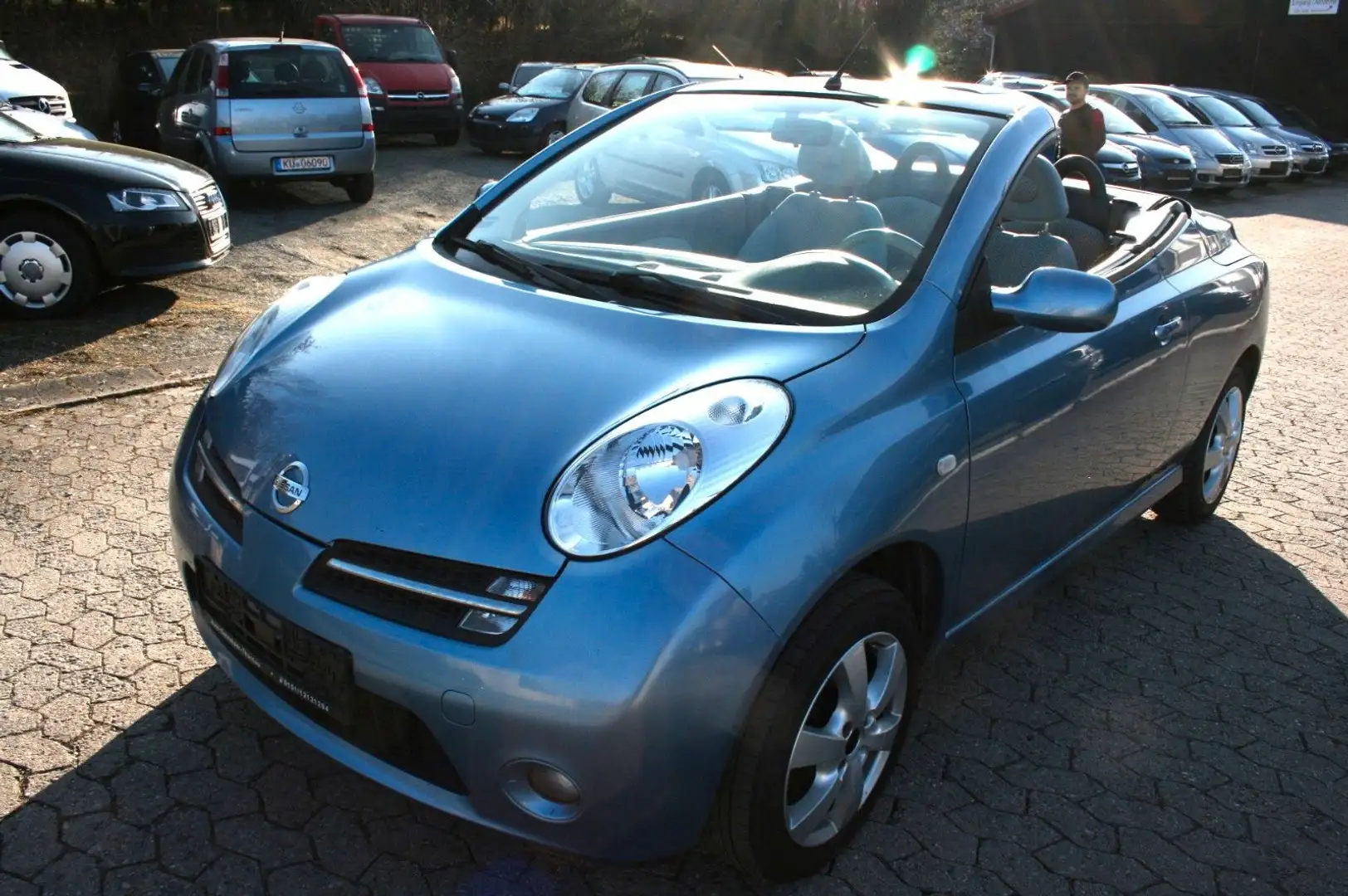 Nissan Micra C+C "Tüv neu" Bleu - 2