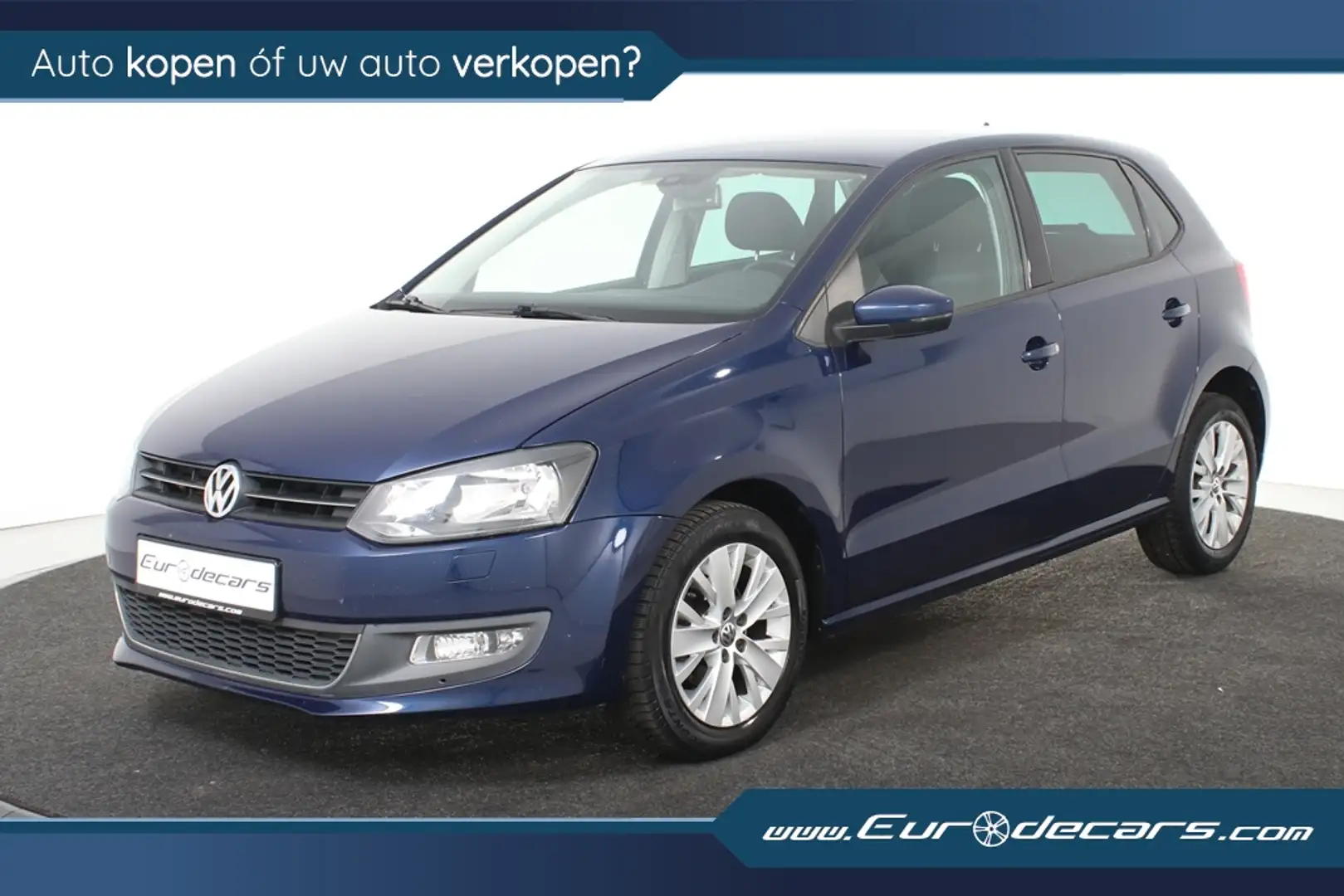 Volkswagen Polo 1.2-12V BlueMotion Comfortline *Navigatie*Stoelver Blauw - 1