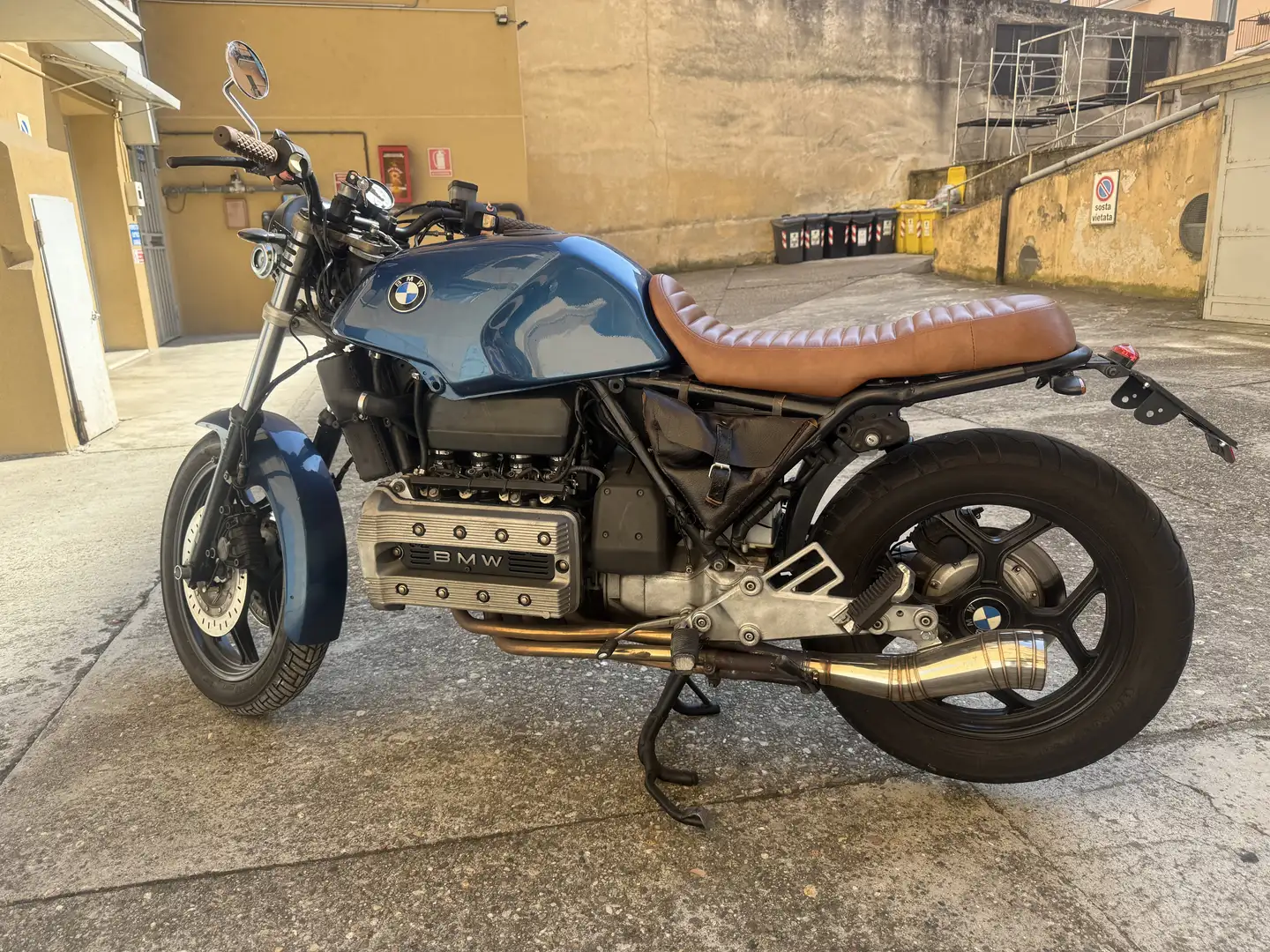 BMW K 100 RS cafe racer Albastru - 2