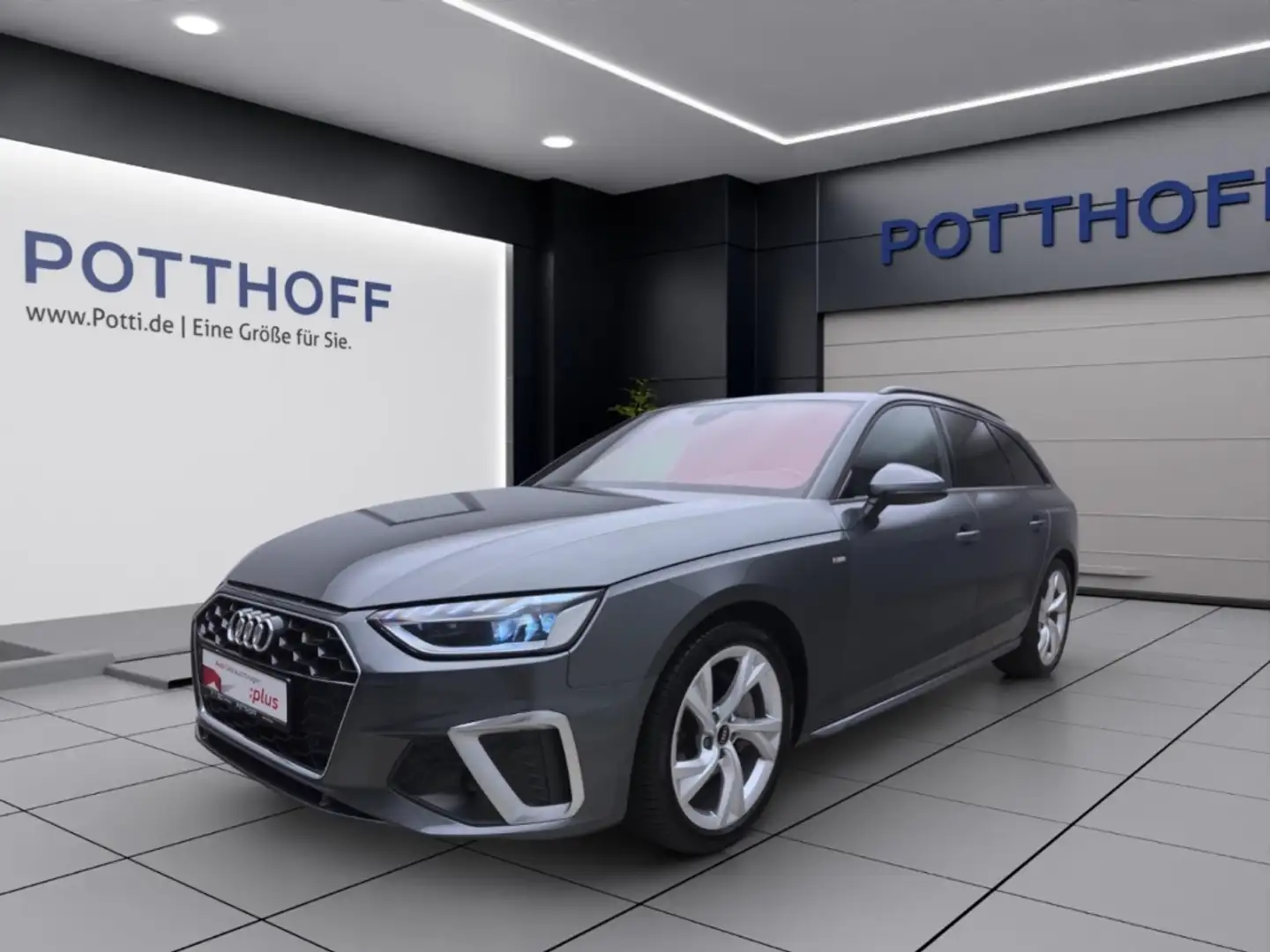 Audi A4 Avant 40 TDI S LINE AHK NAVI LED KAMERA Grau - 1