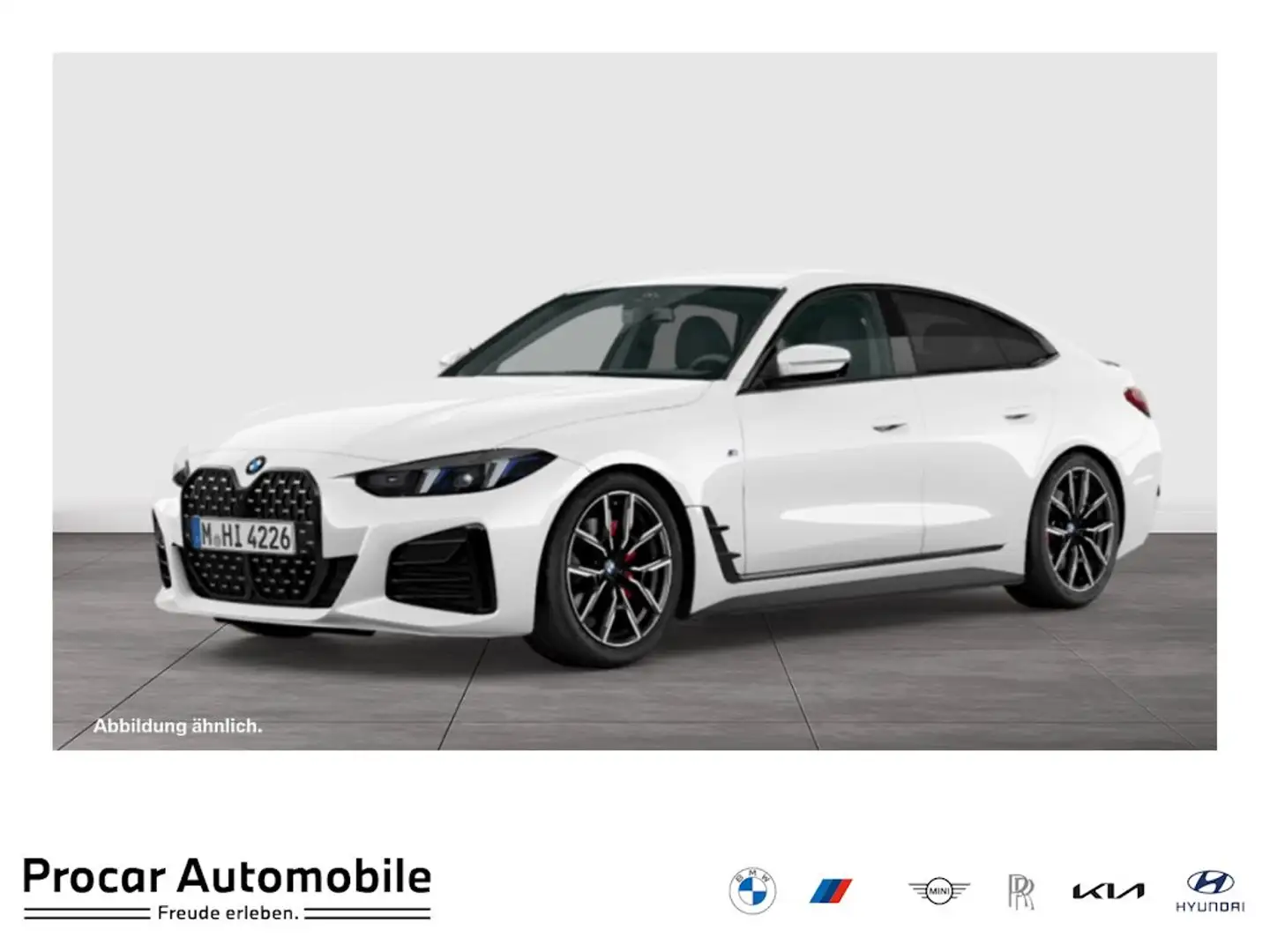 BMW 420 i MSport RFK NAVI LED H/K PDC V+H LM 19" Biały - 1