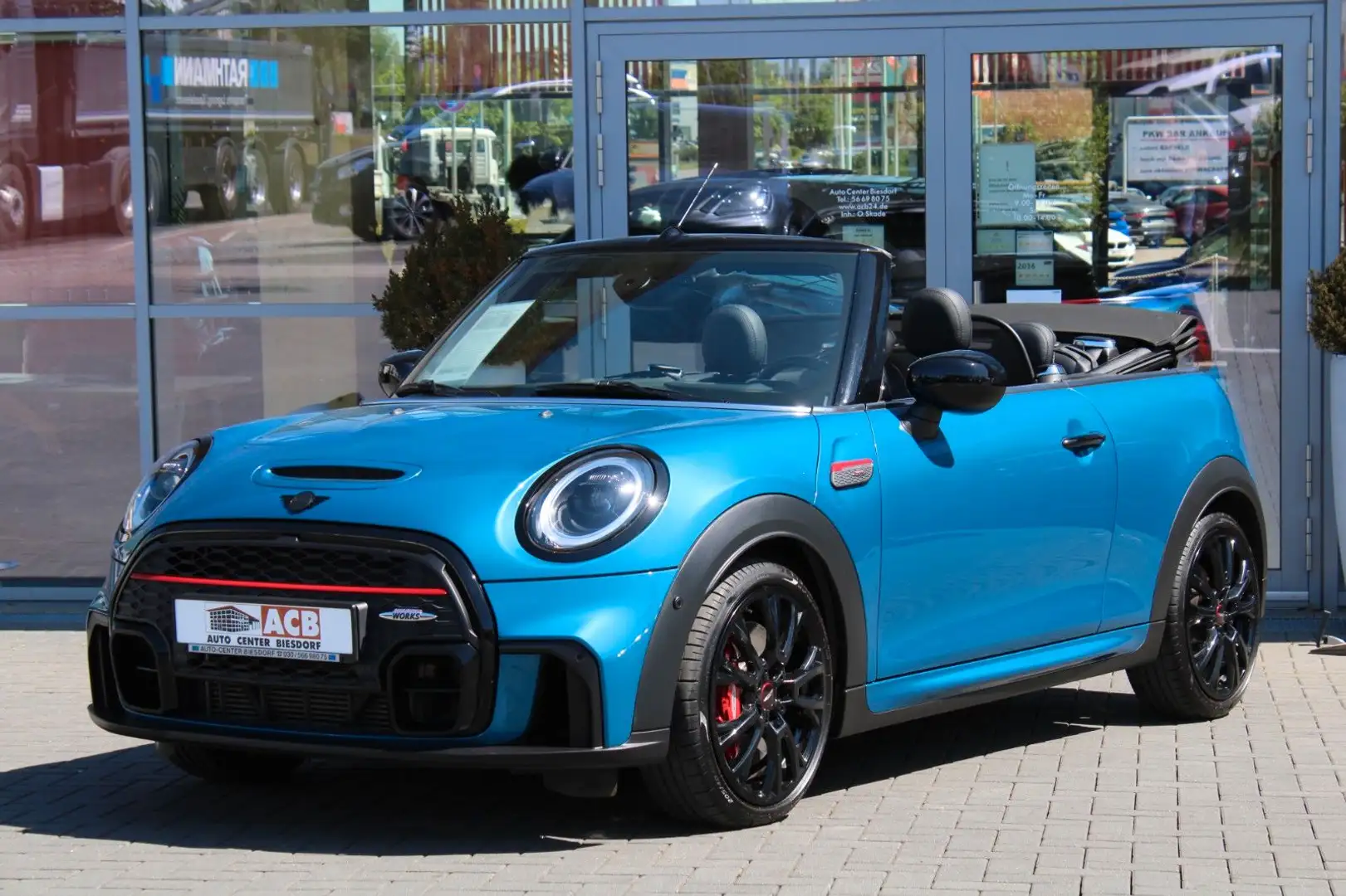 MINI John Cooper Works Cabrio Trim Leder H-K RFK Mavi - 2