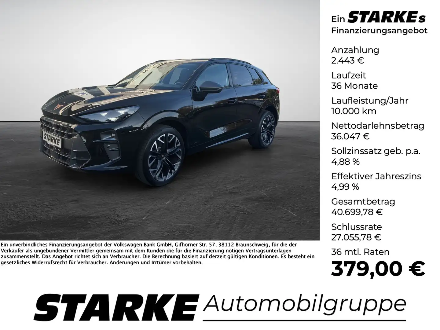 CUPRA Terramar VZ 2.0 TSI DSG 4Drive Schwarz - 1