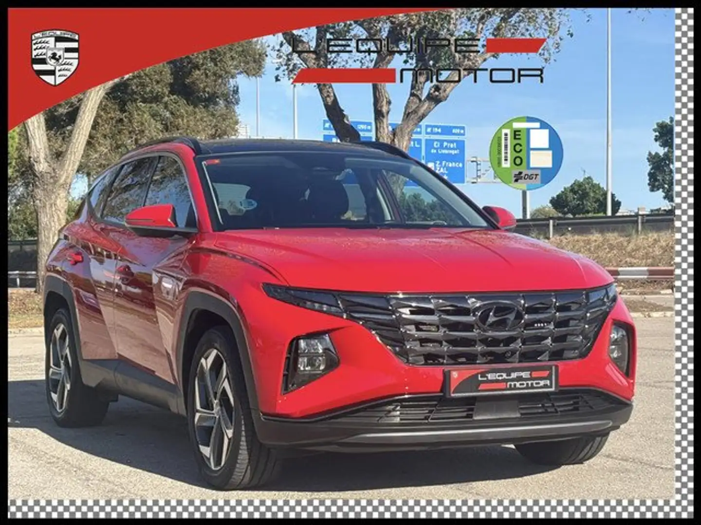 Hyundai TUCSON 1.6 TGDI HEV Tecno Sky AT Rojo - 1
