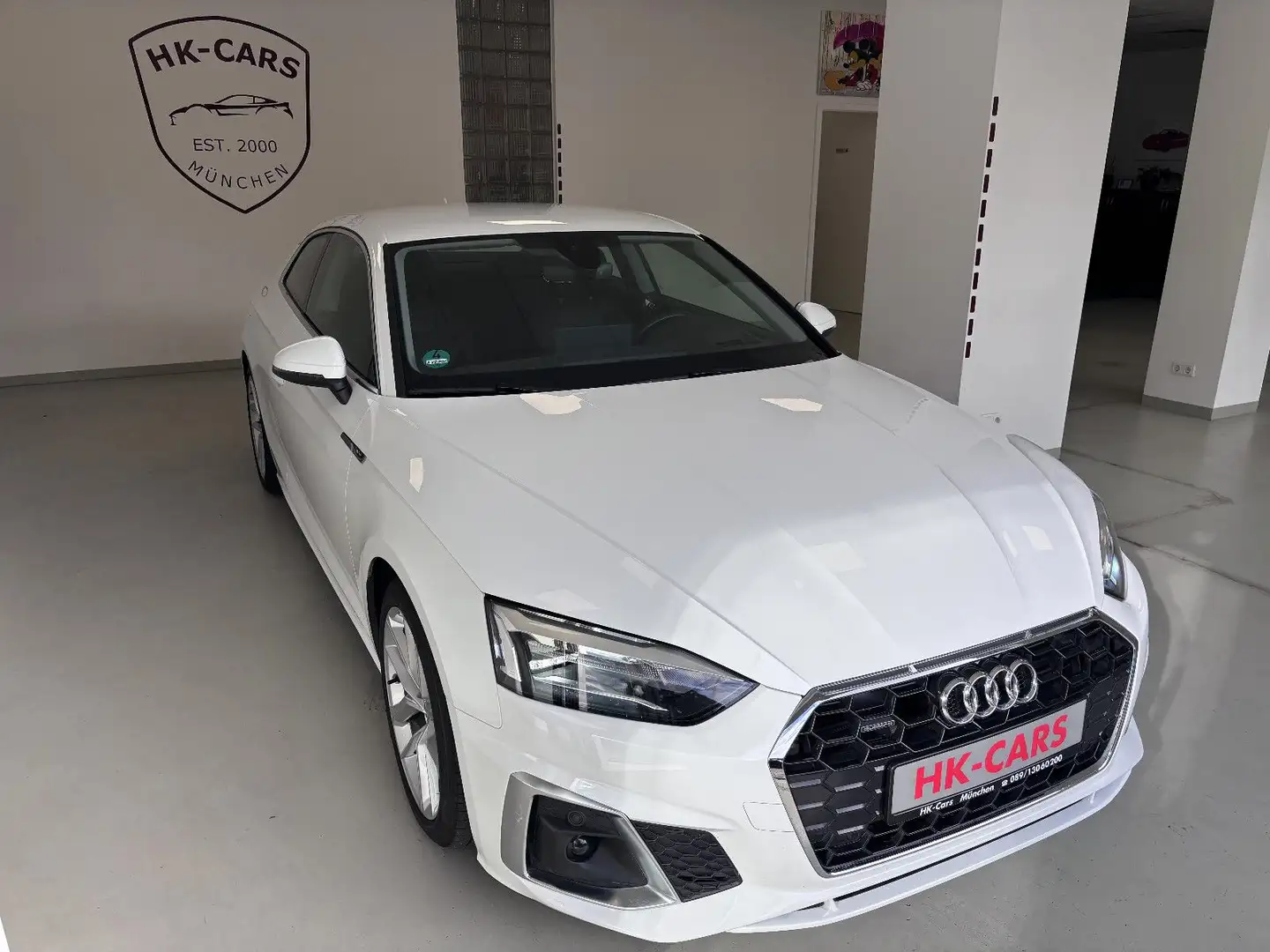 Audi A5 Coupe 45 TFSI quattro S line 1.Hd/Head-Up! Blanc - 2